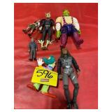GROUP OF VINTAGE ACTION FIGURES
