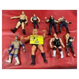 GROUP OF VINTAGE WRESTLER FIGURES