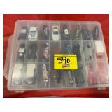 CASE OF LOOSE DIECAST CARS ON BOTH SIDES