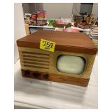 MID CENTURY WOOD CASE MOTOROLA TV