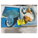 (2) STACKS OF VINTAGE PLAYBOYS