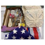 FLAT W/ KITCHEN UTENCILS, MEMORIAL AMERICAN