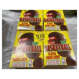 (4) CASES OF 1990 FLEER BASKETBALL CARDS W/