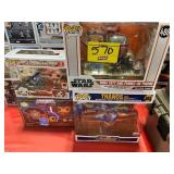 2 LARGE SIZE FUNKO POPS, POP MASTER OF THE