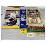 1984 STL BLUES CALENDAR, HOW TO KEEP YOUR