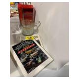 PLASTIC SNAPON TOOL BOX, INDIANAPLIS 500 BOOK &