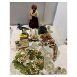 FLORAL Dï¿½COR, DOLL, CERAMIC SHOES, RELIGIOUS