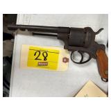 C&R PIN FIRE REVOLVER. NOT SURE OF MAKE OR MODEL.