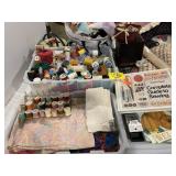 LARGE GROUP OF SEWING SUPPLIES