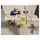 GROUP OF VINTAGE DISNEY THEMED ORNAMENTS