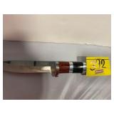 DEFENDER XTREME FIXED BLADE WOOD GRAIN HANDLE