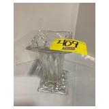 7' TALL CUT CRYSTAL CANDLESTICK