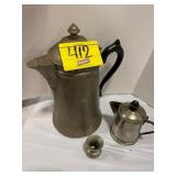MANNING BOWMAN COFFEE POT, ETCHED COFFEE POT &