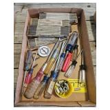 FOLDING RULES, PHILLIPS SCREW DRIVERS