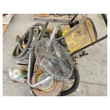 FANS, VACUUM, MOTOR, CLAY BIRDS, HOSE
