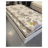 SERTA TWIN SIZE MATTRESS & BOX SPRINGS, STORAGE