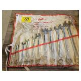 11-PIECE AIGO COMBINATION WRENCH SET...3/8-1'
