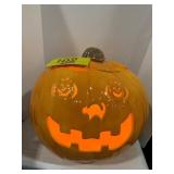 8' TALL CERAMIC HALLOWEEN PUMPKIN LIGHT