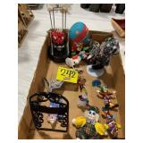 FLAT W/ CLOWN FIGURINES, COCA COLA HOT AIR