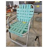 (2) ALUMINUM LAWN CHAIRS