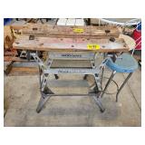 WORK TABLE, STOOL