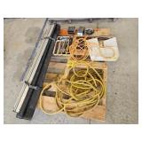 AIR HOSE, DRILL BITS, TRUCK BED COVER