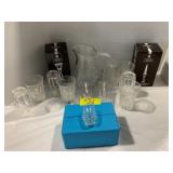 CRISTAL CABINET CANDLESTICKS, SET OF