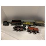 GBN BAVARIA MARKED ANTIQUE 6-PIECE TRAIN SET