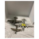 3 ANTIQUE METAL TOY PLANES