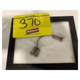 PATENT 1888 MINI GOLD-TONE BINOCULARS PAIR W/