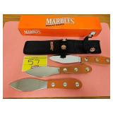 MARBLE'S QUALITY KNIVES WITH 4.5' BLADES AND SOFT