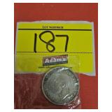 GEORGE VI SILVER QUARTER COIN FROM CANADA