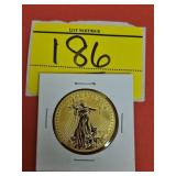 1933 SAINT GAUDENS 20 DOLLAR GOLD PLATED