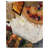 GROUP OF ANTIQUE TAPESTRIES OF ALL STYLES &