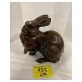 8' TALL BRONZE? METAL? RABBIT FIGURE