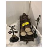 ANTIQUE BUDDY L OUTDOOR RAILROAD OVERSIZE LOG