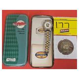 AIRBORNE WATCH IN A FOSSIL WATCH TIN, 101ST