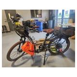 PEDEGO ELECTRIC BICYCLE W/ SADDLE BAGS &