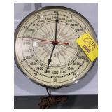 1949 AROUND THE WORLD TIME PIECE CLOCK