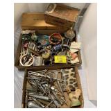 2 FLATS OF DENTAL TOOLS, ROOSTER BOBBLEHEAD,