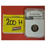 GRADED 1971-S JEFFERSON NICKEL