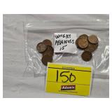(15) WHEAT PENNIES