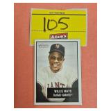 INSERT CARD BOWMAN HERITAGE HOF WILLIE MAYS