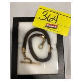 VICTORIAN MOURNING HUMAN HAIR NECKLACE