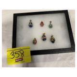 SHOWCASE OF RUSSIAN EGG STYLE PENDANTS