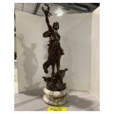 17' TALL BRONZE? LA PAIX LA GLOIRE JAPAN MARKED