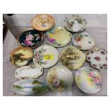 GROUP OF ANTIQUE HAND PAINTED CHINA OF ALL KINDS