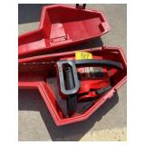 HOMELITE GAS CHAINSAW - WATER PRESENT IN CASE