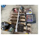 EMERSON ANTIQUE FAN, SOLAR LIGHTS, ANTIQUE METAL