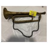 ANTIQUE BRASS BOY SCOUT BUGLE